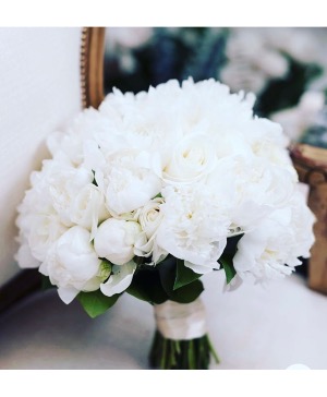 White Elegant Bridal Bouquet  