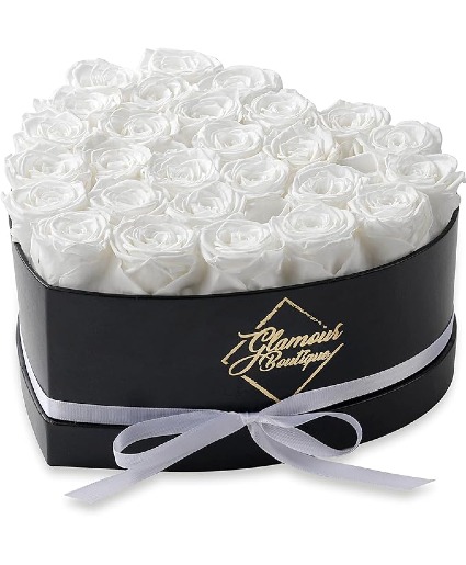 White Eternal Rose Box