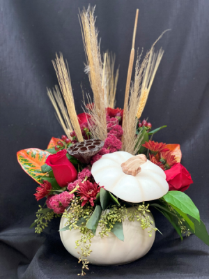 White Fall Pumpkin in Waxahachie, TX | EUBANK FLORIST & GIFTS White Fall Pumpkin in Waxahachie, TX | EUBANK FLORIST & GIFTS