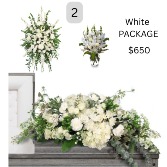 White Funeral Funeral Package
