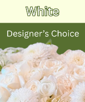 White Designer's Choice Vase Bouquet