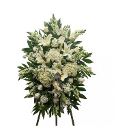 White Lily Standing Spray Standing Spray