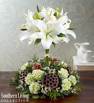 White Lily Topiary by Southern Living™ Arrangement in Croton On Hudson, NY | Cooke's Little Shoppe Of Flowers White Lily Topiary by Southern Living™ Arrangement in Croton On Hudson, NY | Cooke's Little Shoppe Of Flowers