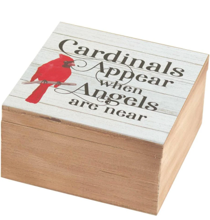 White Memory Box Cardinals 