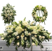 White Mixed 3 Piece Sympathy Set 