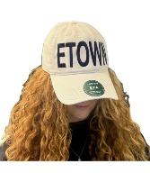 White & Navy ETOWN Hat