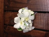 White Orchid Corsage Wrist Corsage
