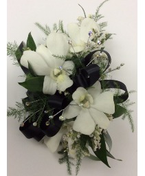 White Orchids Corsage