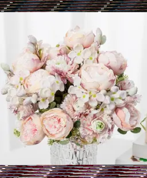 White peonies Bride bouquet