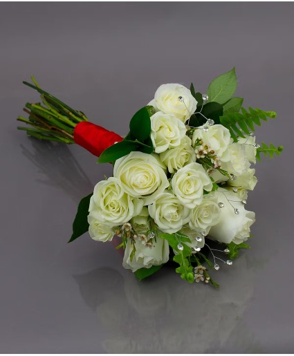 WHITE PROM BOUQUET PROM