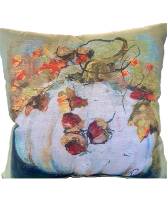 White Pumpkin Fall Pillow Powell Florist Exclusive