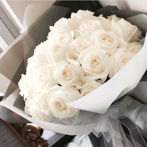 White Rose Bouquet  