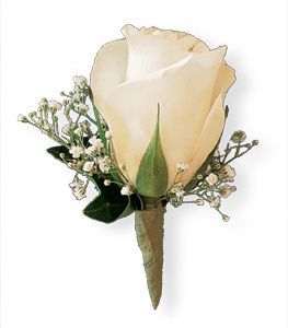 White rose boutinneer 