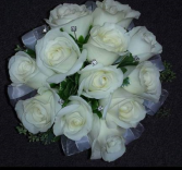 White Rose Bridal Bouquet 
