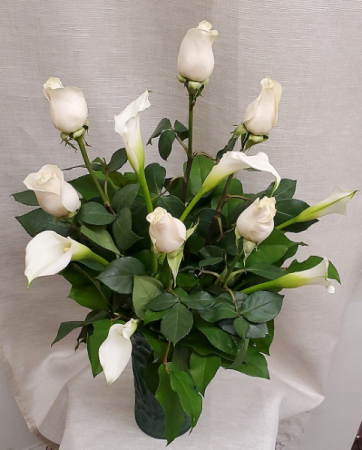 White Rose & Calla Lily Bouquet