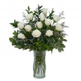 White Rose Elegance Arrangement