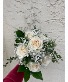 White Rose Handheld Bouquet   bouquet 