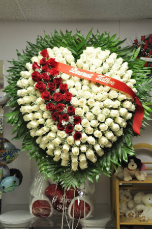 White Rose Heart
