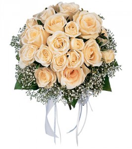 White Rose Nosegay HF1662