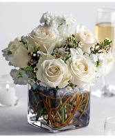 White Rose Table centerpiece
