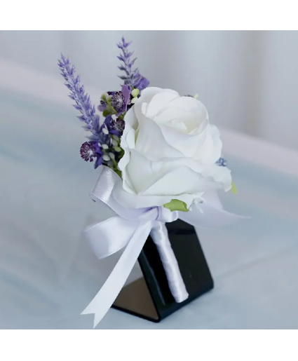 Lavender Charm Boutonniere