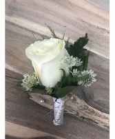 White Rose with white accents 