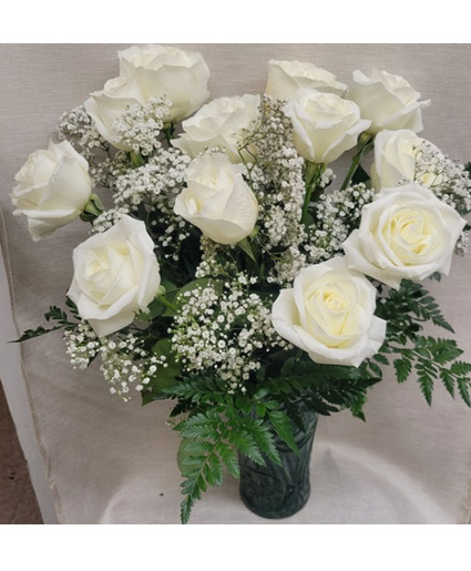 WHITE ROSES Christmas