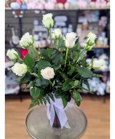 White Roses Flower Arrangement