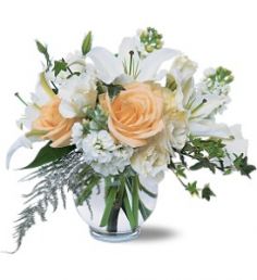 White Roses & Lilies Joy of love