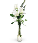 White roses - 947 Vase arrangement 