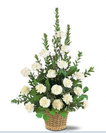 White Simplicity Basket