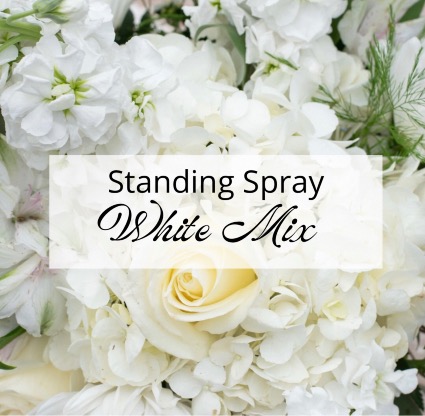 White Standing Spray
