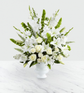 White Sympathy Funeral Flowers