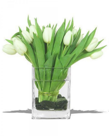 White Tulips Arrangement