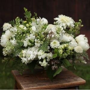   White Vintage  Table Centrepiece 