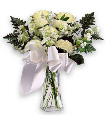 White Whisper Vase Arrangement