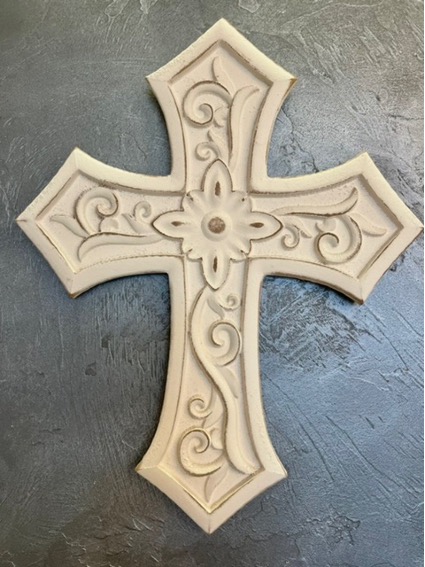 White Wooden  Cross