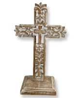 White Wooden Cross Cross