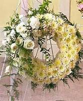 White Wreath Remembrance Funeral 