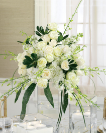Whites Abound Wedding Flowers