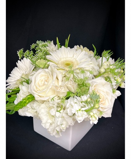 Whites  White florals in 4x4 or 5x5  and 6x6 