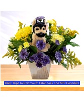 Who Let the Dog Out?  Dog House Wooden Box Arrangement