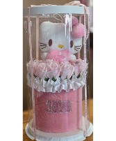 Who Loves Kitty Plush and Floral Bouquet