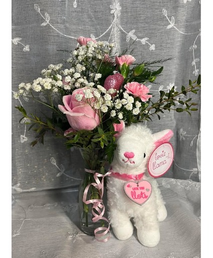 Whole Lot of Llama Love Floral Arrangement