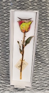 Wicked Floral Garden Gold Dipped Rose 