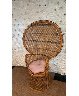 Wicker Peacock chair Rental