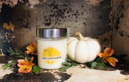 Wicks and Windmills Memories of Harvest Candle 