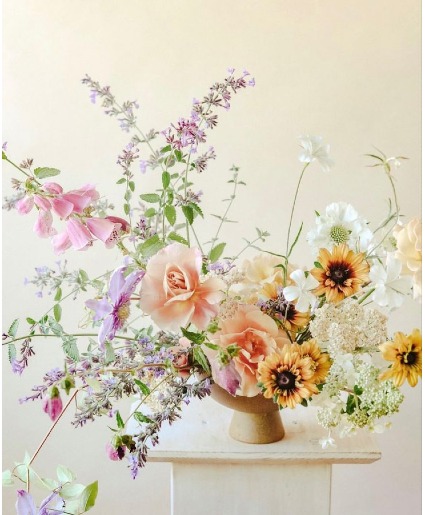 wild about you made with silk flowers, fresh is deluxe