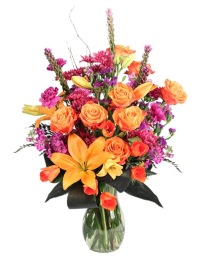 Wild Amber Flower Arrangement