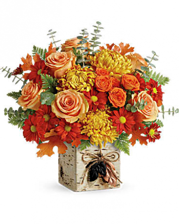 Wild Autumn Premium Cube Arrangement